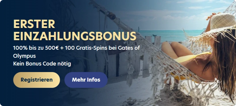 Erster Einzahlungsbonus im Willkommenspaket