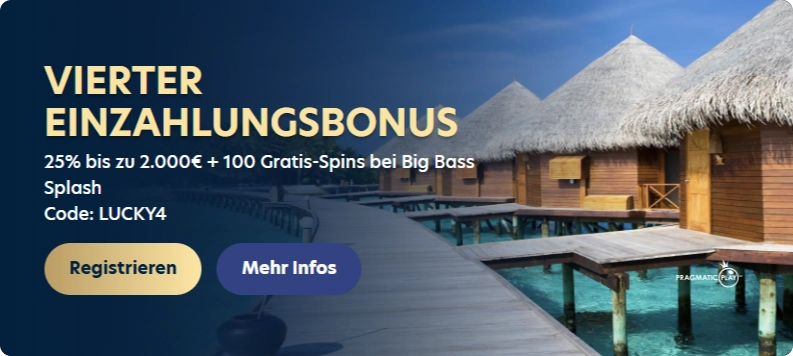 Vierter Einzahlungsbonus im Willkommenspaket