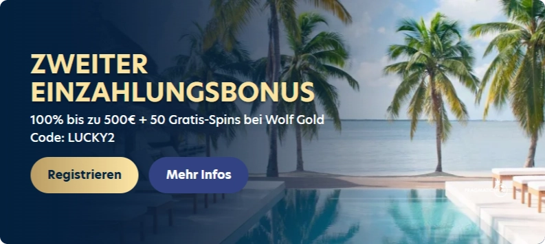 Zweiter Einzahlungsbonus im Willkommenspaket